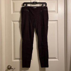 Calvin Klein Plum Stretchy Pants Size M